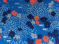 Hedgehog small turquoise Japan fabric cotton fabric cottonlinen 45 cm x 100 cm 17.90 Eurmeter goods