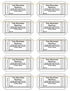 sample tickets template free printable blank tickets templates
