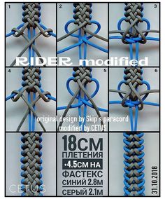 Outdoor Survival Paracord-Bleu et Noir SHARK JAW bracelet Usa Made