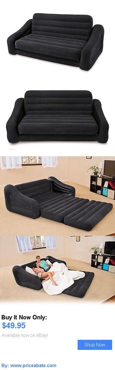 Inflatable air mattress with cushion especially designed for