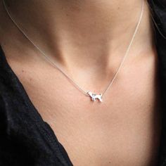Rosa CARAVANA Collar de encanto con Cadena de Plata Plateado en Caja De Regalo