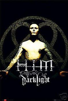 HIM HANDS SINGER VILLE VALO POSTER PRINT GOTH ROCK METAL MUSIC 24”x36” NEW