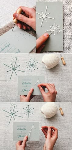 DIY tarjeta o invitación navideña