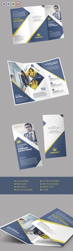 Corporate Bifold Brochure Brochures, Brochure template and Fonts - fitness brochure template Corporate Bifold Brochure Brochures, Brochure template and Fonts - fitness brochure template