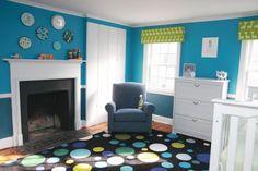 11 Best Lime Green Nursery Fabric Images On Pinterest Custom Cornices In Lime And Blue Nursery Simply Salvage Green Bright
