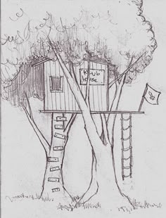 Kids Tree House Drawing old tree house drawing #treehouse pinnedwww.modlar Kids Tree House Drawing old tree house drawing #treehouse pinnedwww.modlar