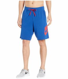 NIKE MENS FLY CELL DRI FIT ATHELTIC Shorts BLUE