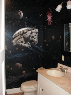 21 Best Starwars Bathroom Images Star Wars Best Bathroom Ever This Should Be My Brother Charlie Lol Decoration Star Wars