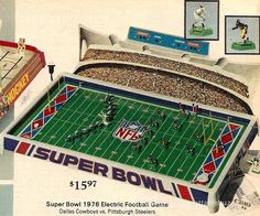 20 Best Vintage Nfl Electric Football Teams Images 20 Electric Football Of All Time The 1976 Sears Super Bowl With
