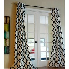 43 Best Black And White Curtains Images On Pinterest Windows None Trellis Bold Flocked Curtain Panel Graphic Yet Subtle This Panels Offer A Touch Of Modern Statement To Your Windows Repeive Black