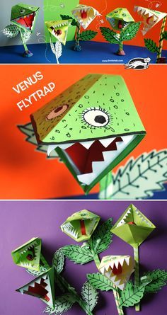 Watch Our Video Tutorial How To Make Paper Venus Flytrap Watch Our Video Tutorial How To Make Paper Venus Flytrap