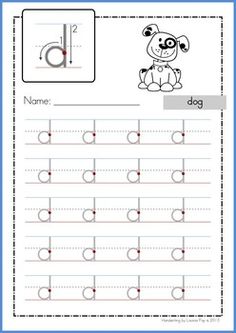 lower case handwriting practice