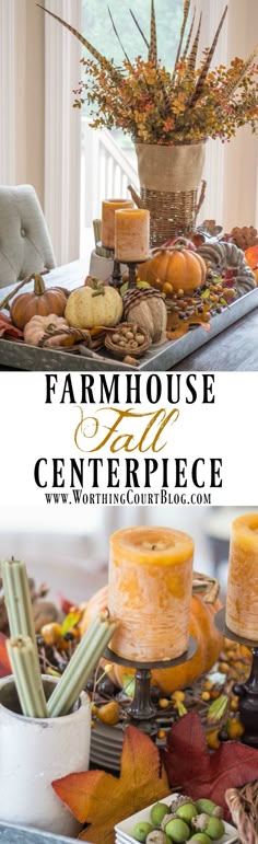 245 best fall thanksgiving decor images on pinterest in 2018 place farmhouse fall table centerpiece