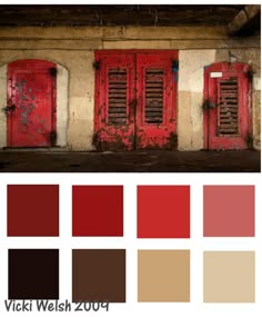117 Best Color Palettes Images Paint Colors Combinations Color Palette Red Door