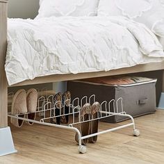 34 Delightful Underbed Storage Ideas Images Bedrooms Under Bed Make Every Inch Count Even Under The Bed Our Underbed Rolling Shoe Rack Features