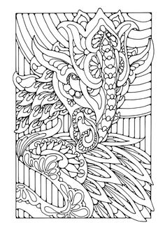 Resultat Dimatges De Creative Haven Wildlife Color By Number Coloring Book Gratis