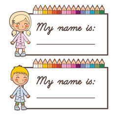 free printable name tags