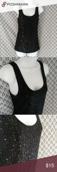Carnival Fashion Women/'s Ribbed Dark Gray Tank Size S
