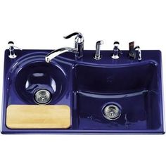 New Kohler Sink Colors By Jonathan Adler Cast Iron Kitchen Sinks Cobalt Blue Kitchen Sink Craigslist On Cilantro Tm