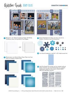 95 best denim blues layouts images on pinterest in 2018