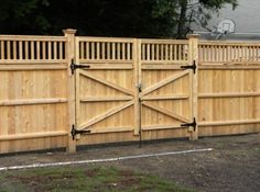 Fence Gate double swing wood fence gate | spring loaded rollers to help move Fence Gate double swing wood fence gate | spring loaded rollers to help move