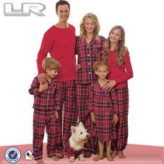 Pijama Navidad para Familia Padre Madre Hijo Hija Pareja Adultos Hombre Mujer Ni/ño Ni/ña Sorry 2020 Pap/á Noel Tops Pantalones de Cuadros Rojos y Negros