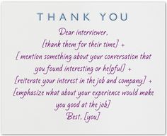 27 best interview thank