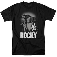 COOL ROCKY BALBOA POSTER FUNNY BLACK UNISEX TSHIRT
