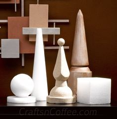 330mm Wood Stand for Styrofoam ShapesStyrofoam Shapes for Crafts