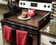 Gl Stovetop Cover Top Range Oven Reclaimed Wood Stovetop Cover Tc127 By Craftsmanscorner On Etsy Sink Stove Top