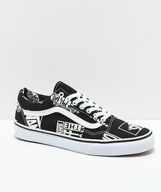 {keywor d} vans old skool mujer negro mix logo