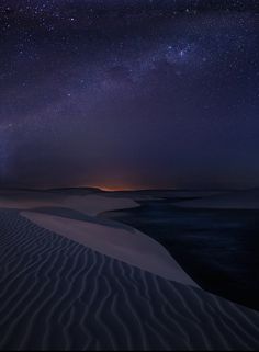 175 Best Deserts Beaches And Dunes Images On Pinterest In 2018 Starlight Dunes Lencois Maranhenses Sand Brazil Night Time Amazing Nature