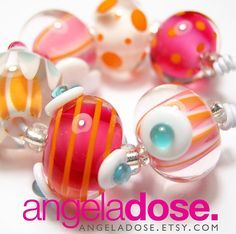 Beadworx-petit crabe rouge dans la mer-fabriqué à la main ~ Bead-travail de perles Cadeau