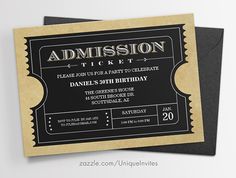 7 best ticket invitations images ticket invitation invitation