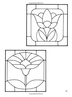 Coloring Pages See More Amazon Floral Stained Glass Pattern Book Dover Instruction