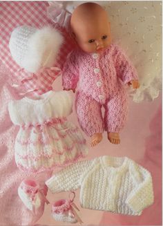 Sirdar BONUS DK Tejer patrón 3072 Muñeca Traje
