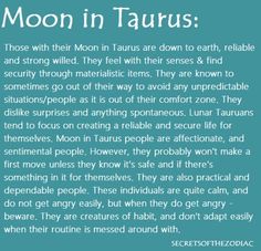 moon sign horoscope taurus