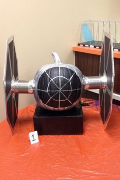 harris sisters girltalk pumpkin decorating party no carve star wars tie fighter - Halloween Pumpkin Decor harris sisters girltalk pumpkin decorating party no carve star wars tie fighter - Halloween Pumpkin Decor