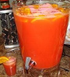 Shirley Temple Punch Mix 5 Cups Ginger Ale 2 Orange Juice Easy Party Punch Recipe Delicious Fruit Orange Juice Ginger