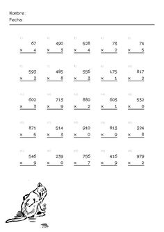 10 Ideas De Matematica Matematicas Tercero De Primaria Ejercicios De Calculo Problemas Matematicos De Multiplicacion