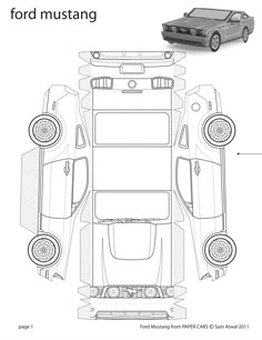 how to make a paper car