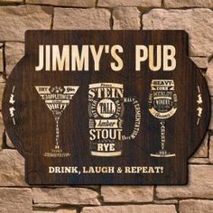 Modern Spirits Custom Bar Sign Signature Series Home Bar Signs Vinyl Sayings Modern Spirits Custom Bar Sign Signature Series Home Bar Signs Vinyl Sayings