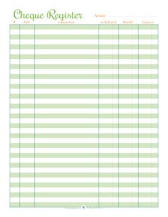 checkbook register freebie printable top organizing bloggers checkbook register printable