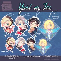 on ICE Katsuki Yuri Backpack Shoulder Bag With Laptop Bag New 02 YURI!!