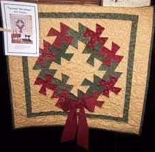TWISTED WREATH Rose Pohlar Quilting Sewing Pattern Americana//Christmas
