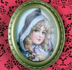 PINKIE 1:24 Half Scale Dollhouse Miniature Picture MADE IN USA FAST DELIVERY