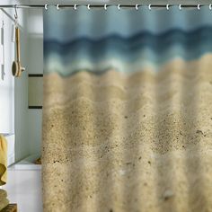 190 Best Beach Shower Curtains Images On Pinterest In 2018 Leah Flores Sandy Beach Shower Curtain
