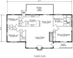 simple one story open floor plan rectangular - google search simple one story open floor plan rectangular - google search