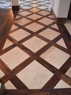 wood floor with tile inlay for entry way | where the heart is wood floor with tile inlay for entry way | where the heart is