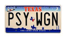 Chevy Nova Death Proof Texas JJZ 109 Metal Stamped Vanity Prop License Plate